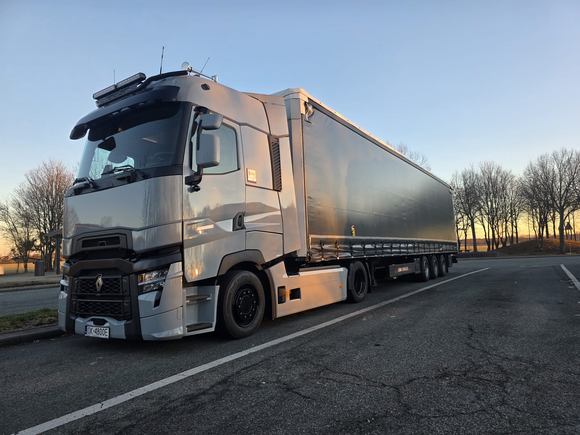 KRUPA truck on the road