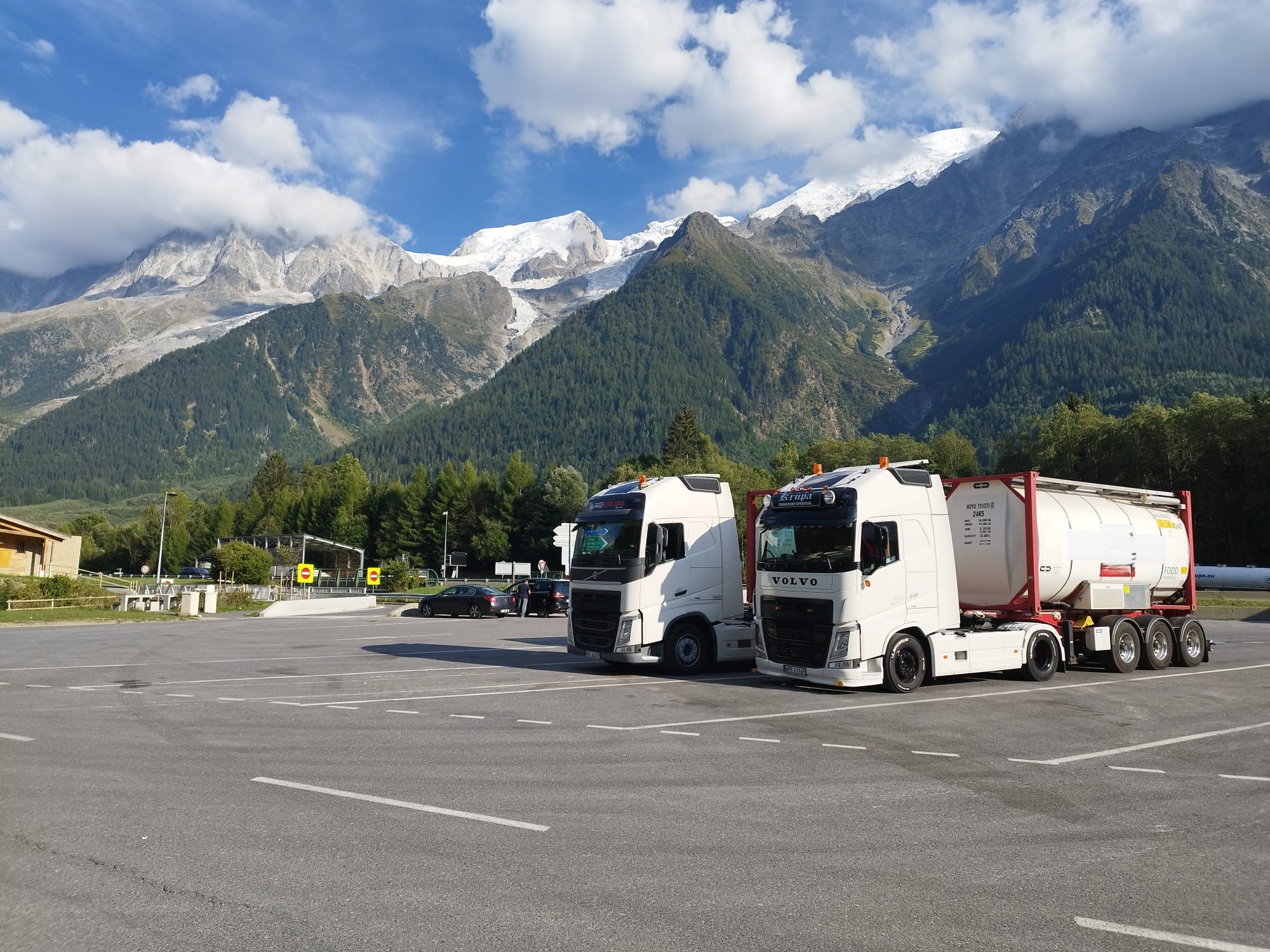 KRUPA tankers in the mountains